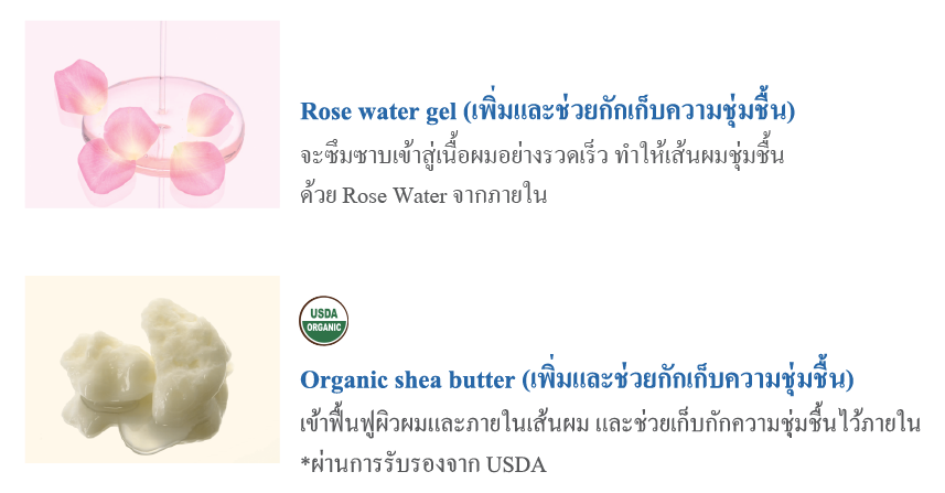 Rose water gel